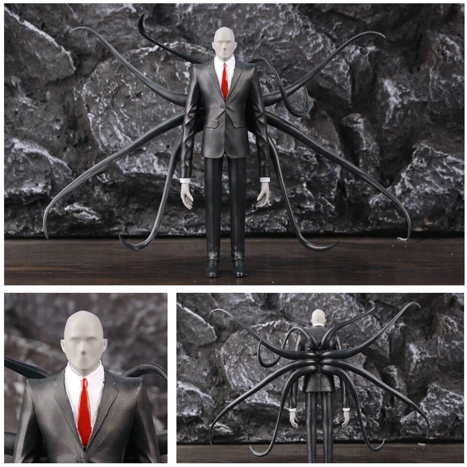 Slender Man 7 " Legend of Horror Action Figure Collectible Scene Decor Toy - Image 2 of 4