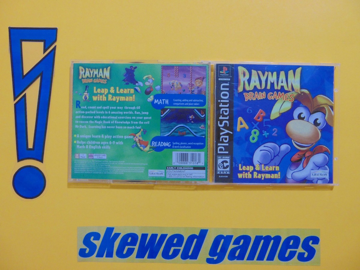 Rayman Brain Games cib PS1 PlayStation Sony UK