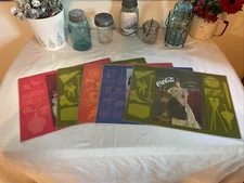COCA-COLA Plastic Placements  Replica 1900’s Advertising Set of 5