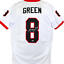 thumbnail 1  - AJ Green Autographed White College Style Jersey- Beckett W Hologram *Silver