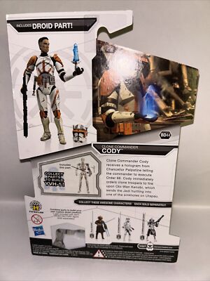 Hasbro Star Wars Clone Commander Cody 3.75 in Action Figure - BD44