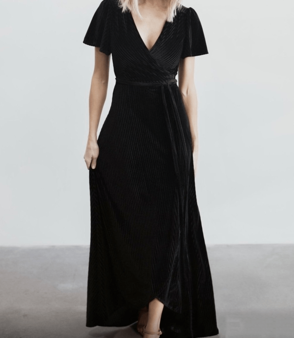 strapless open back dress Latched Mama Ribbed Midi Nursing Slit Dress main image 0