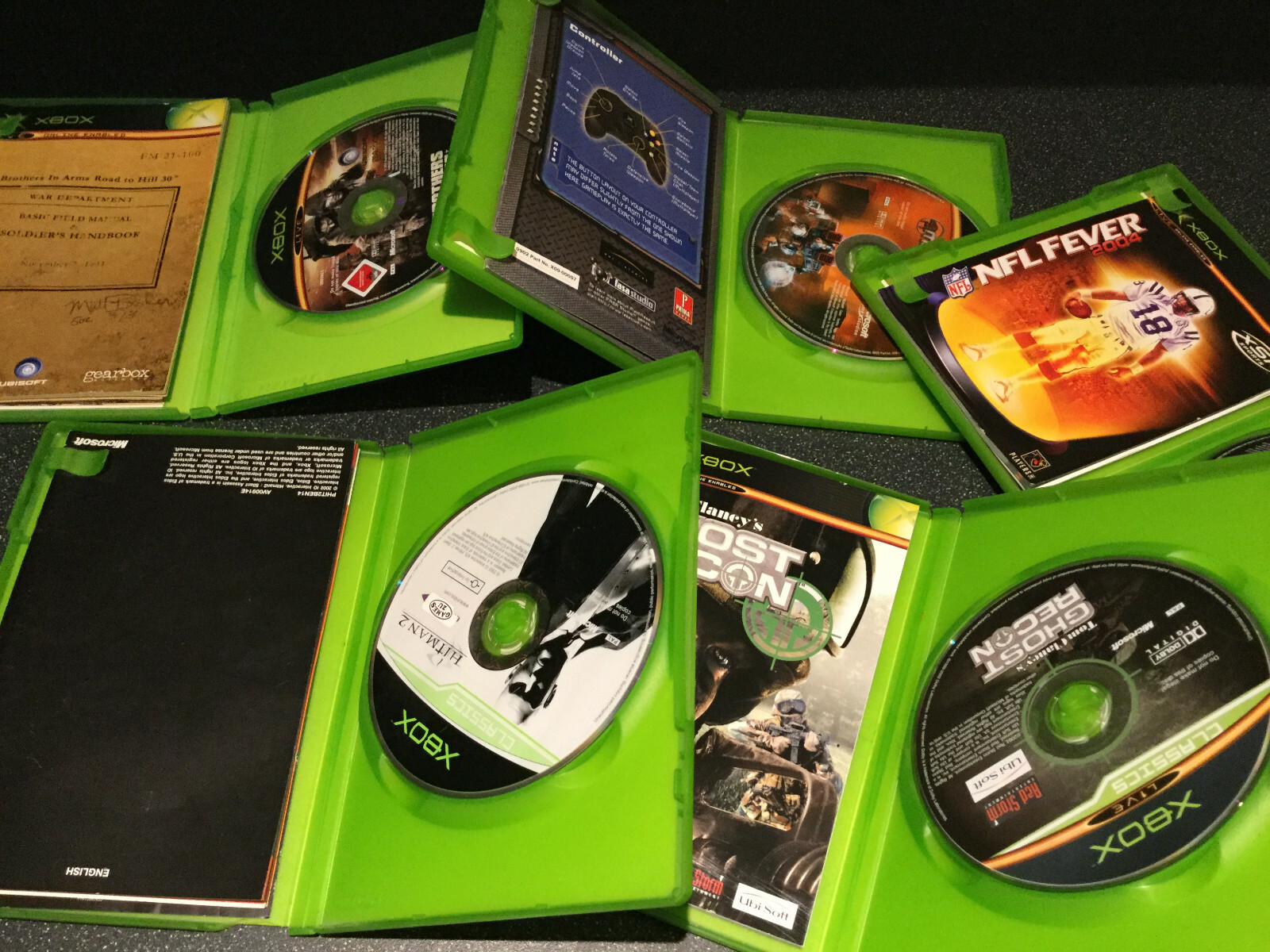 5 x Original XBOX Mixed Games Game Bundle Set (PREOWNED) (SEE PICTURES