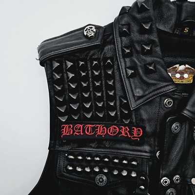 Bathory Red Logo EMBROIDERED PATCH | eBay
