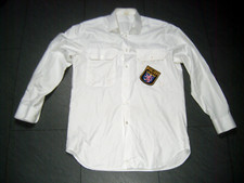 Uniformhemd  * Wunsch & Rudolph *  Gr. 40  weiß  Wappen Polizei Hessen  Langarm