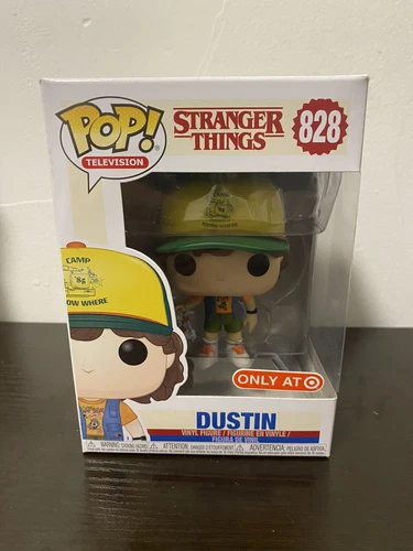 Funko Pop! Stranger Things #828 Dustin Target Exclusive With FREE Protector✅