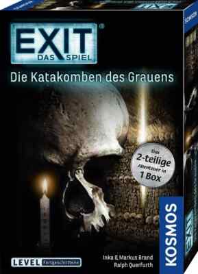 KOSMOS EXIT Das Spiel - Die Katakomben des Grauens, für 1 - 4 Spieler ab 16J.