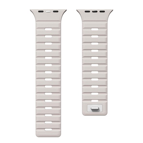 For iWatch Band Series 10 9 8 7 6 5 4 3 SE Ultra Magnetic Silicone Wrist Strap - Photo 37 sur 47
