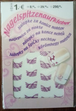 1 Bogen Nagelspitzenaufkleber mit Glitzer +++ Nagelaufkleber +++ Nagelschmuck 2