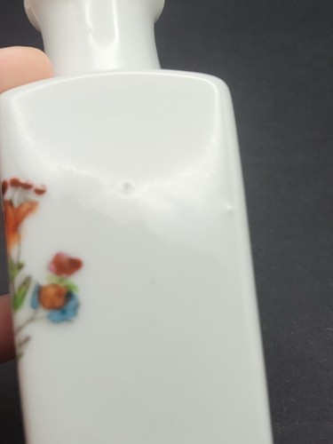 Miniature Vintage Chinese Vase Floral Made in China Collectible - Picture 9 of 11