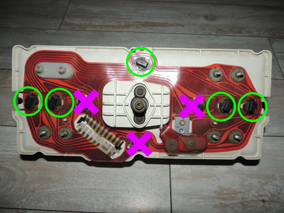 Gauge Cluster LED Indicator ONLY Kit For Ford 73 79 F100 F150 F250 F350 Truck  - Image 2 of 2