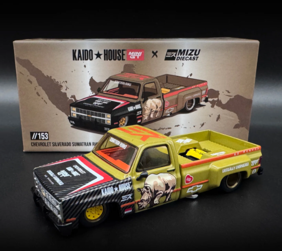 Kaido House x Mini GT x Mizu 1:64 Chevrolet Silverado
