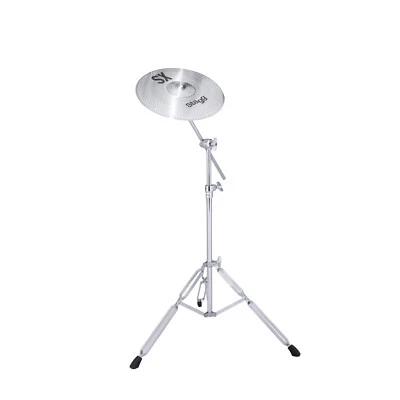 Low Volume 10" Splash Cymbal SX Stagg With Mapex B250 Stand