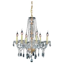 Crystal Chandelier Venetian Style Dining Room Bedroom Bathroom Light Fixture 24"