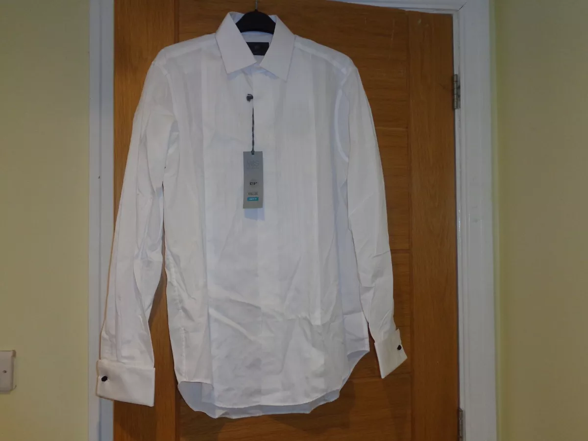 Tuxedo clearance shirt m&s