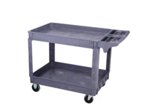 24*36 Inch Heavy Duty Service Polypropylene Utility Cart Tools Organizer Rolling