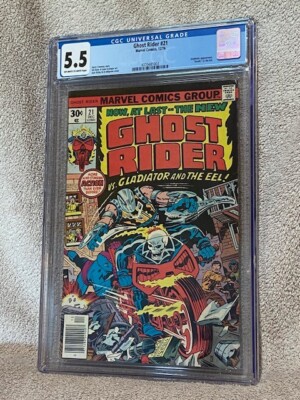 Ghost Rider #21 CGC Graded 5.5 Marvel Comics 12/76 1976 | eBay