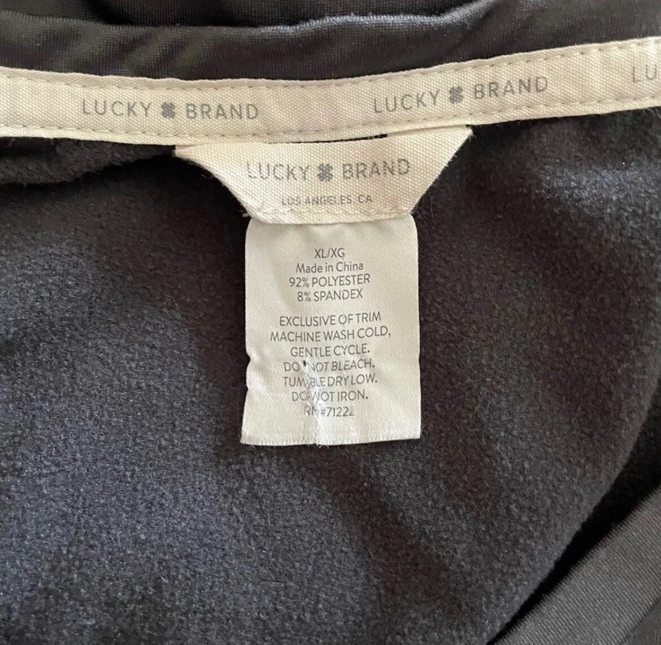 Camisa forrada de lana manga larga cuello en V Lucky Brand talla XL Foto 3 de 3