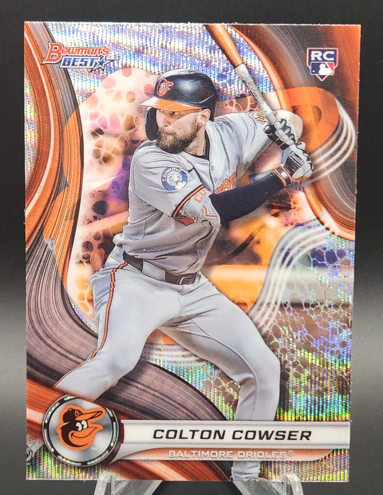 2024 Bowman's Best Baseball Colton Cowser RC Wave Refractor #10 Orioles