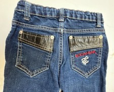 Rocawear Boys Sz 6 Blue Denim Adj Waist EUC