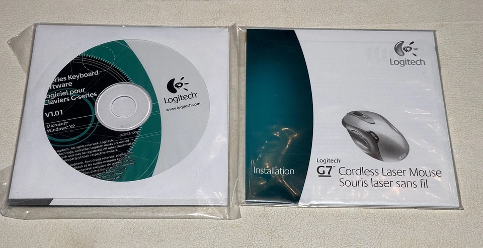 Lote de 16 discos de software Logitech Mouse Setpoint Rumblepad 2 QuickCam Foto 3 de 4