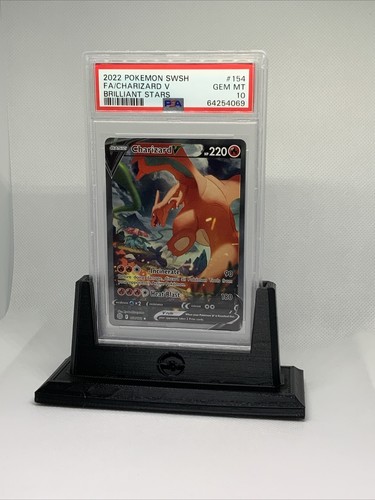 PSA 10 Charizard V (Alternate Full Art) 154/172 Swsh09: Brilliant Stars Holo - Bild 2 von 3