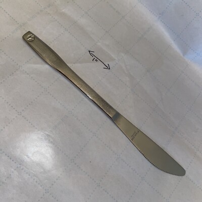 EASTERN AIRLINES Knife Abco First Class Dinner Service Silverware Knives NOS