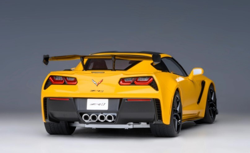 71278 AUTOart 1:18 Chevrolet Corvette (C7) ZR1 Yellow model car | eBay