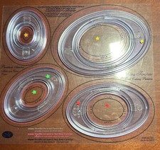 Creative Memories Custom Cutting System Cutting Patterns Oval with guides