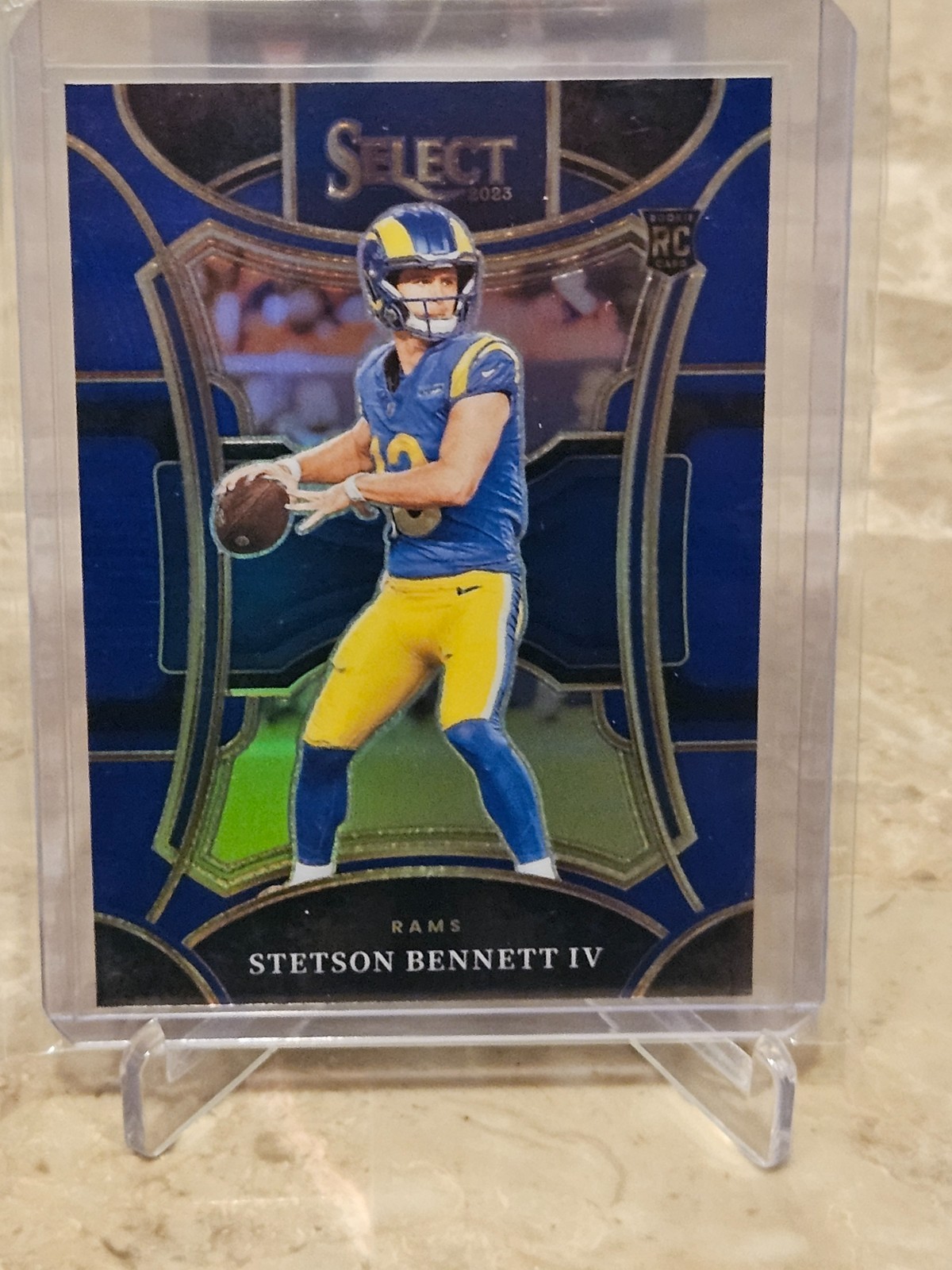 2023 Panini Select Suite Level Blue Prizm /99 Stetson Bennett IV #456 Rookie RC