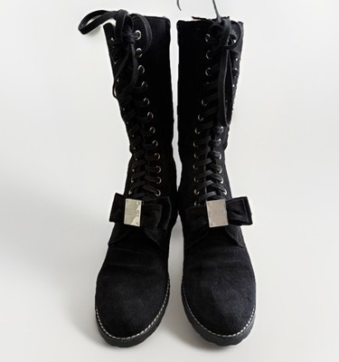 Sonia Rykiel, Stiefeletten, Größe: 38 Schwarz, Wildleder, Damen 