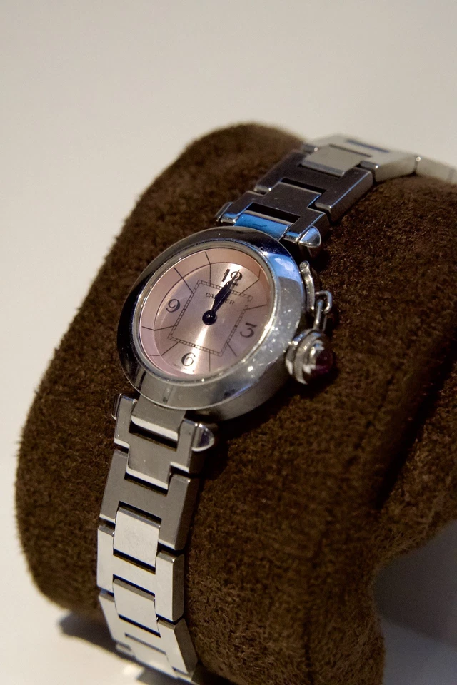 Cartier Damas Rosa Miss Pasha 27 mm W3140008 Foto 2 de 2