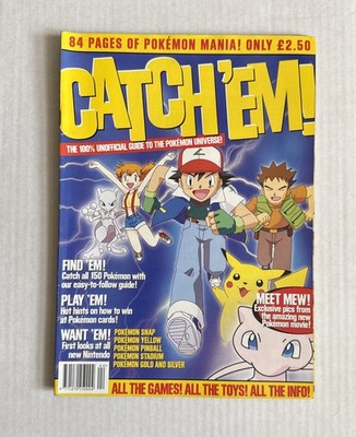 Pokemon Magazine Catch 'Em! The 100% Unofficial Guide To The Pokemon Universe!