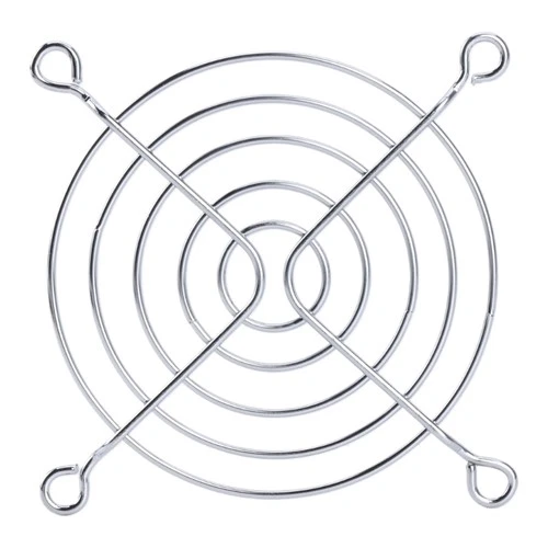 80mm Silver Fan Grill (1 Pack)