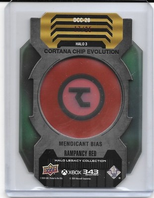 2024 Upper Deck Halo Legacy Cortana Chip Mendicant Bias DCC-28