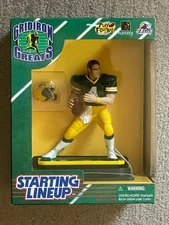 Starting Lineup Brett Favre NFL Green Bay Packers Gridiron Greats QB Club 1997