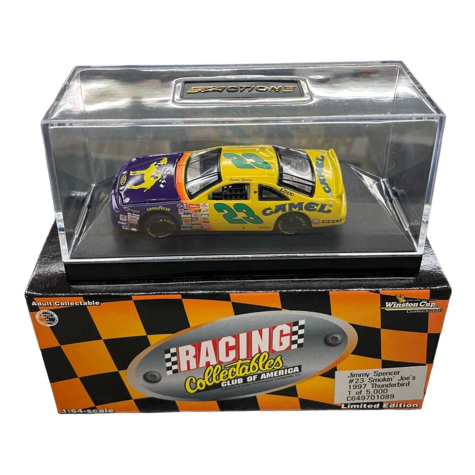 Jimmy Spencer Action RCCA 1997 #23 Smokin' Joe 1/64 DieCast Foto 2 de 3