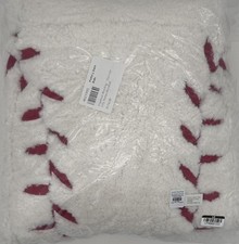 Pottery Barn Kids Baseball Anywhere Bean Bag Chair Slipcover ~ White Sherpa