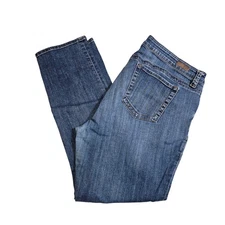 Kut Straight Leg Medium Wash Midrise Denim Jeans 18W W19 -21 Rise 10 IS 29