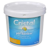 Cristal Ph-Senker Granulat 6,0 Kg Ph-Minus Ph Senker Pool Schwimmbad Poolpflege