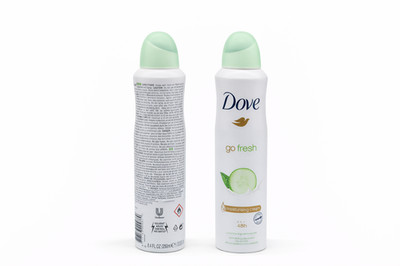 Dove Go Fresh Cucumber & Green Tea Body Spray 250ml (2 Pack) Antiperspirant 48H