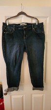 Torrid Denim Boyfriend Jeans Women  s Size 18R Blue Stretch Mid-rise Relaxed Fit