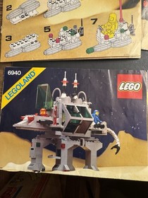 Large LEGO Instruction Manual Lot VINTAGE Space 6971 6940 6824 6891 6383