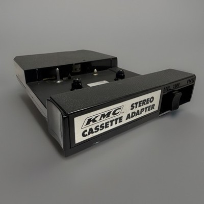 Vintage KMC Stereo Cassette Adapter   Battery Powered 8-Track Converter - Rare