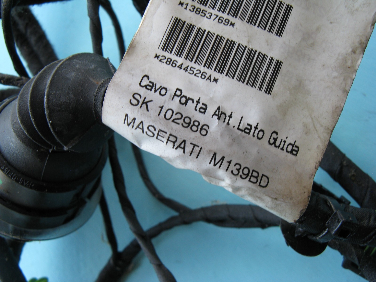 Maserati GranTurismo 2010-2019 Front Door wiring harness