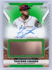 2025 Topps Pro Debut Chrome Thayron Liranzo Auto /99 Game Used GU Jumbo Relic