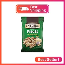 Snyder's of Hanover Parmesan Garlic Flavored Pretzel Pieces, 11.25 Oz Bag