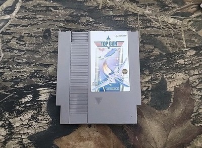 VTG NES NINTENDO TOP GUN VIDEO GAME CARTRIDGE 8 BIT TESTED WORKING KONAMI B9
