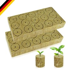 Pflanzwürfel Steinwolle Hydroponik 4x4x4cm 30 Stück Pflanzenanzucht