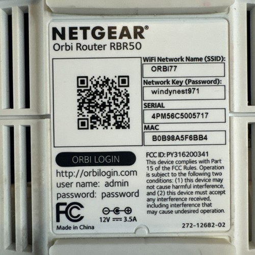Netgear Orbi RBR50v2 Router AC3000 Tri-Band Mesh Wi-Fi (Color Faded) - Picture 9 of 14